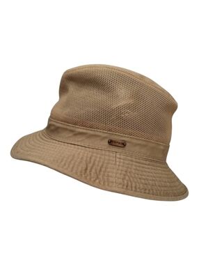 STETSON Bucket Hat Mesh Ventilation large Khaki Mesh / Cotton
